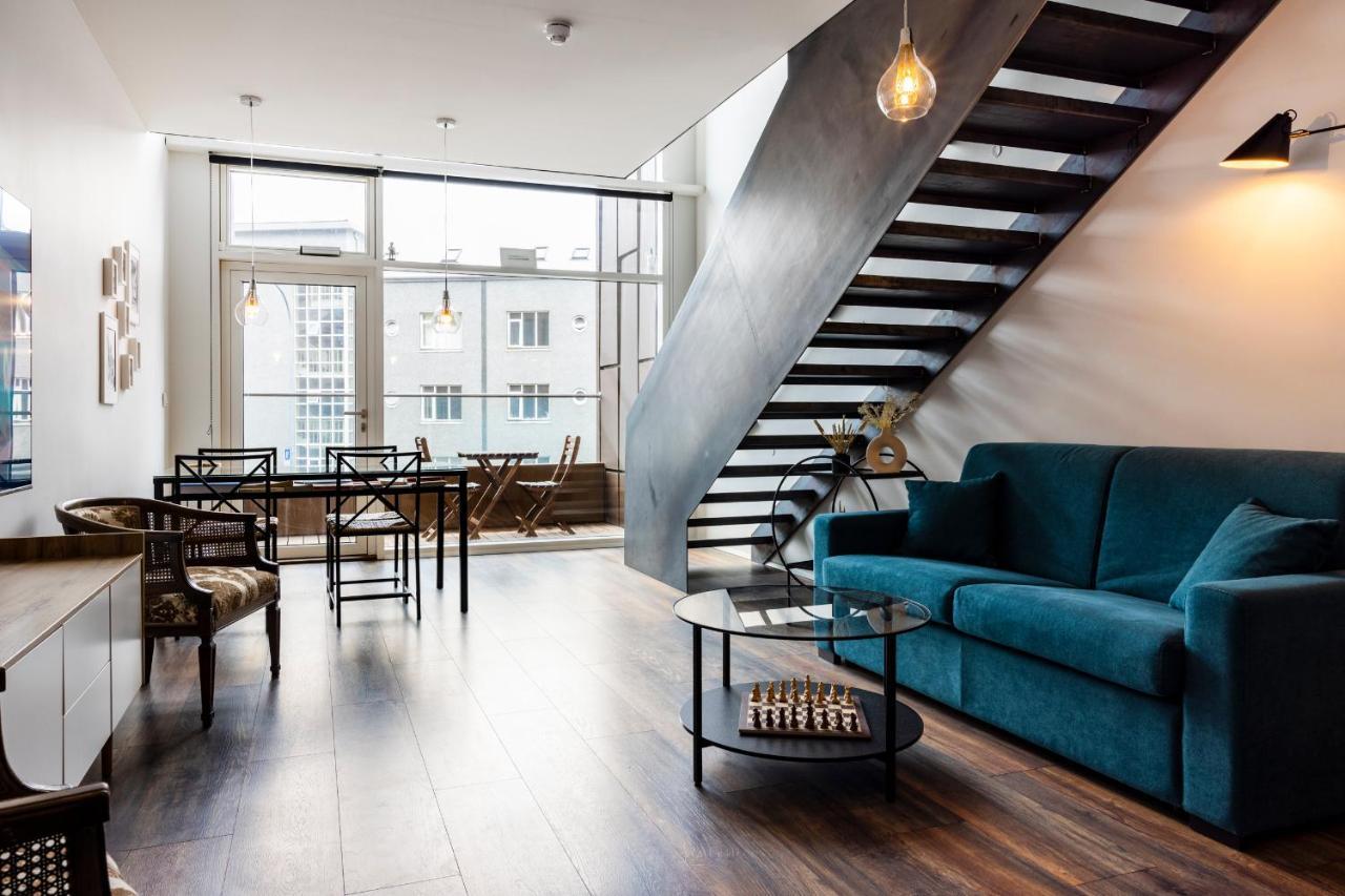 Ferienwohnung Loft-Style Duplex With Balcony In Downtown Reykjavík Exterior foto