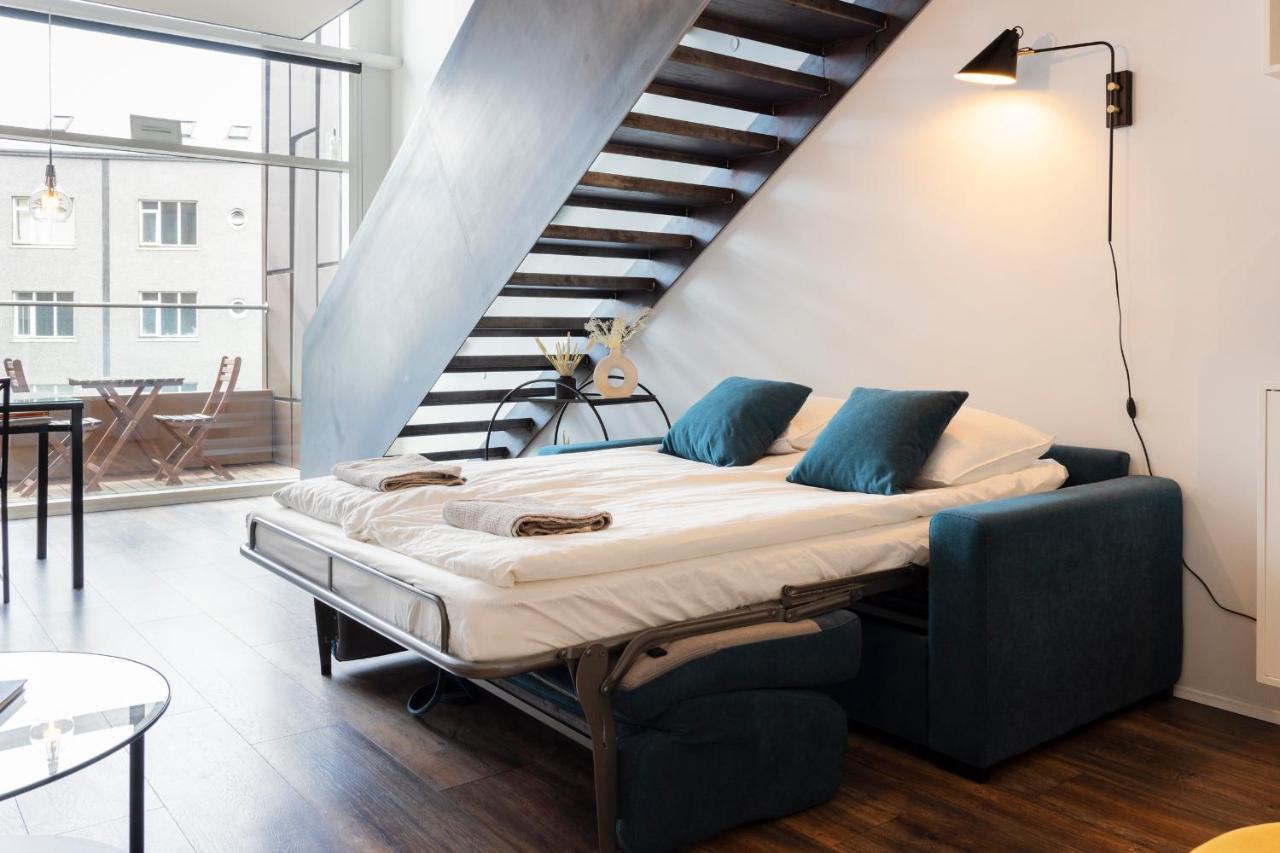Ferienwohnung Loft-Style Duplex With Balcony In Downtown Reykjavík Exterior foto